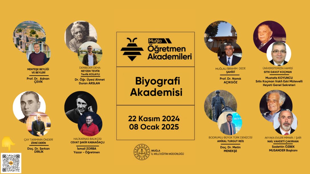 BİYOGRAFİ AKADEMİSİ İLE MUĞLAMIZIN DEĞERLİ ŞAHSİYETLERİNİN YAŞAM ÖYKÜLERİNİ ÖĞRENİYORUZ